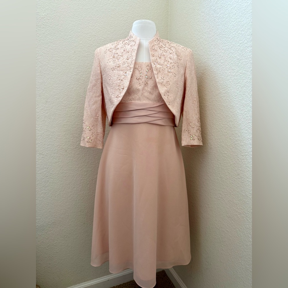 R&M Richard’s 2-PC Dress Bolero Set - Size 10P
